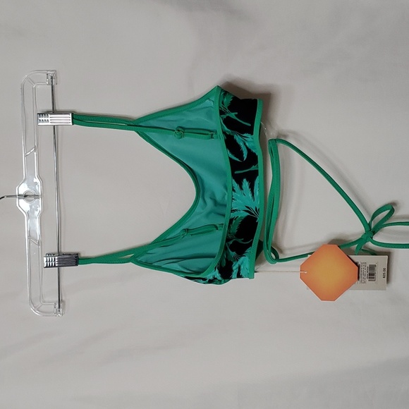 Fe Noel x Target Women's Feathered  Palm Print Bralette Bikini Top - Picture 13 of 16